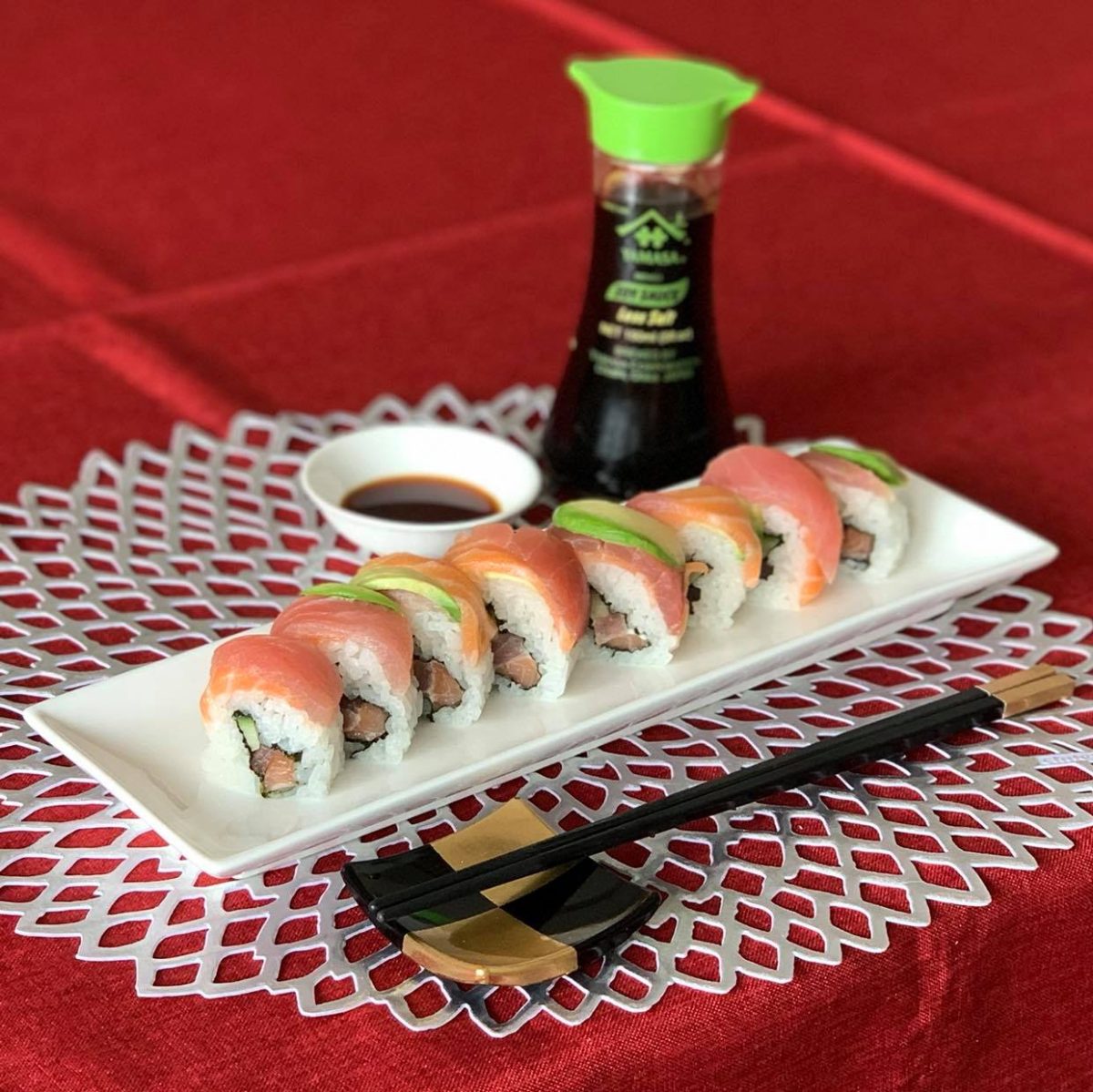 Online Koch-Kurs : Sashimi, Nigiri Sushi und Rainbow Roll Sushi