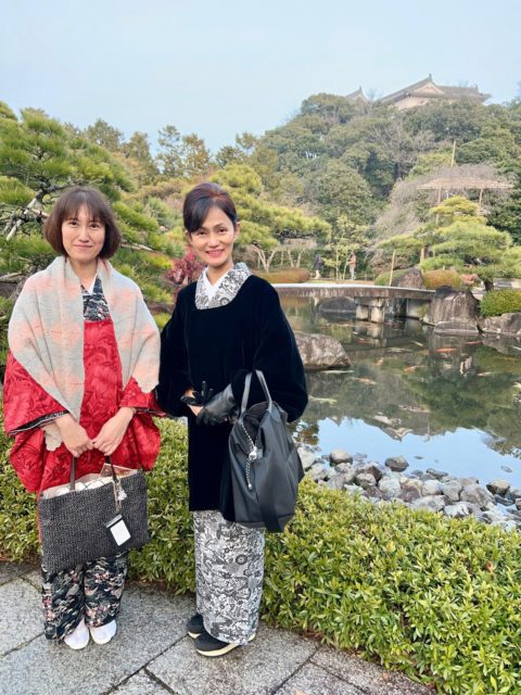 Koko-en garden next to Himeji castle