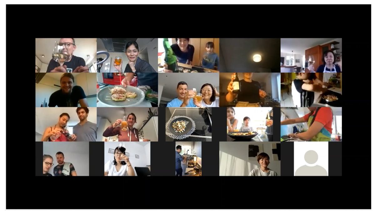 online Okonomiyaki class in April 2020