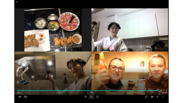 Online Japanese cookig class in 202202
