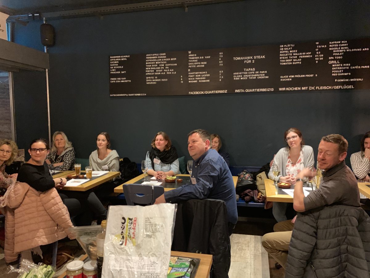 Onsite sushi course in Thun in February 2019