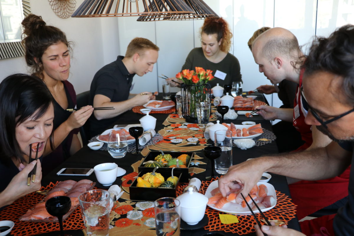 One day intensive sushi class in October 2019