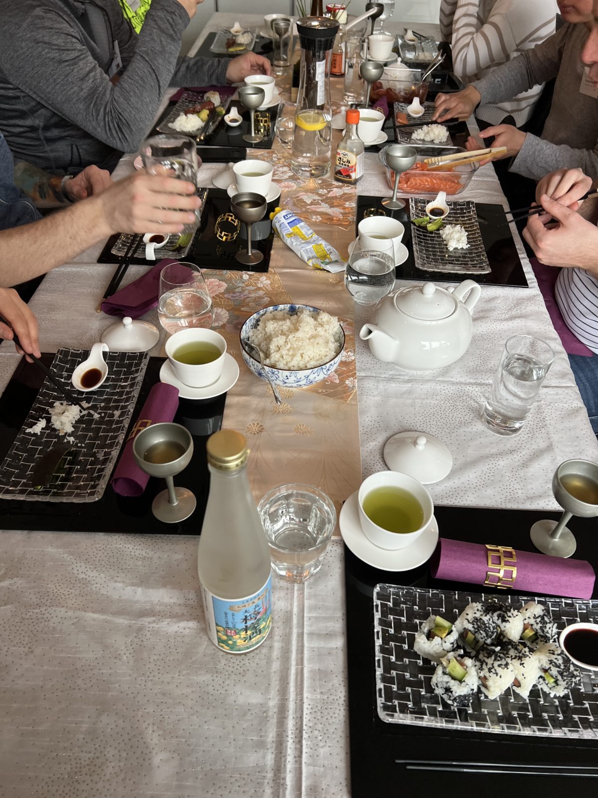 inside-out roll sushi class in 2.2022
