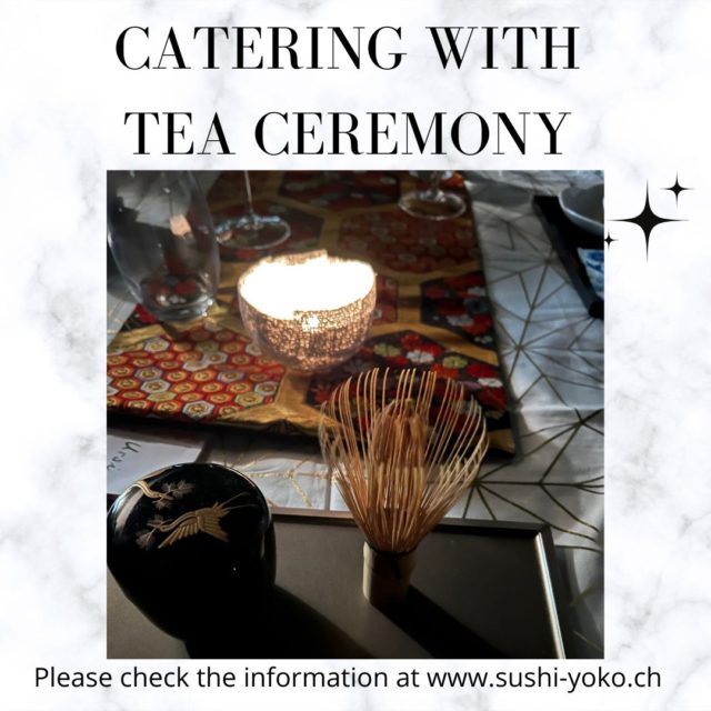 Catering with tea ceremony 