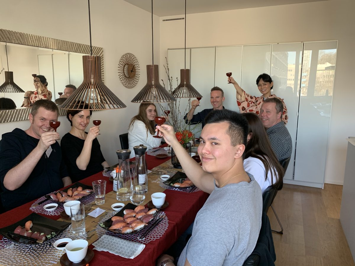 One day intensive sushi class in February 2020