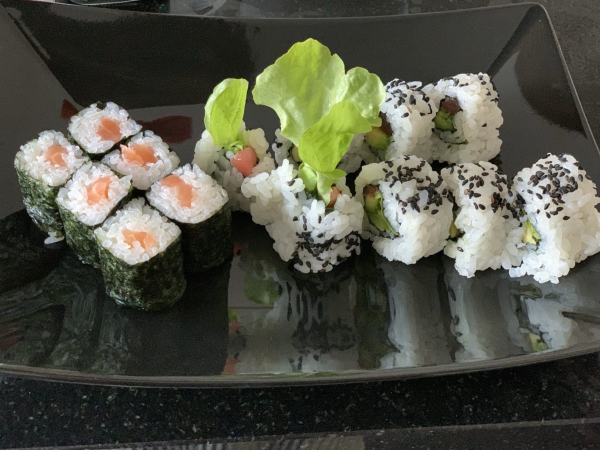 One day intensive sushi class in October 2020