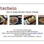 Online-Koch-Kurse (Ein/e Meister/in in japanischem Kochen)
